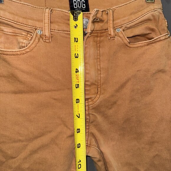 BDG Twig High Rise Skinny Jeans Size 24 Stretch Tan Denim 5 Pocket 24x26 - Picture 10 of 14